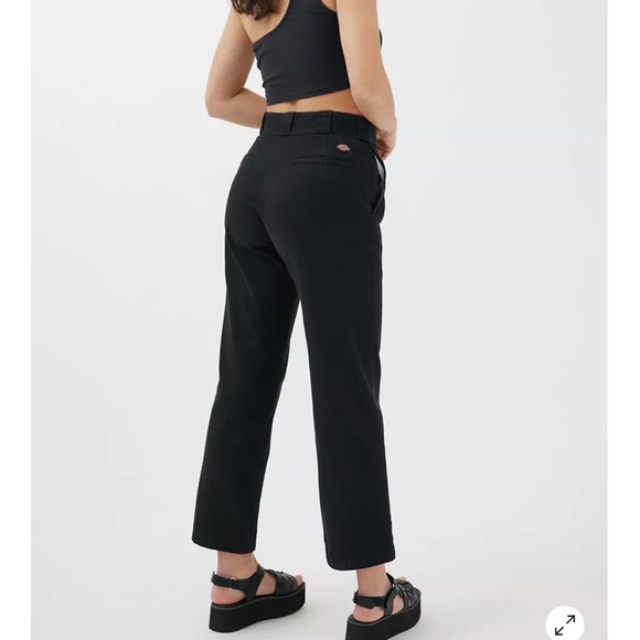 Dickies Pants - Dickies Worker Cropped Roll Hem Pants
